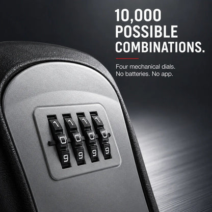 4-Digit Wall-Mounted Key Lock Box