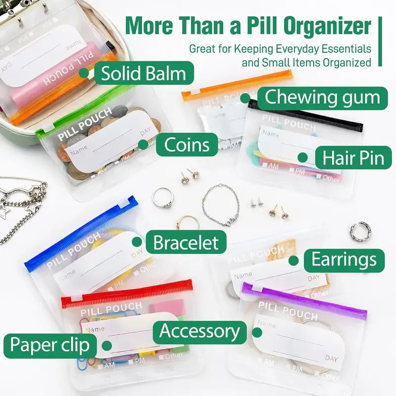 🏆Flash Sale⚡50K+ SOLD! Waterproof Pill Pouch Set-7Pcs Bags Inside