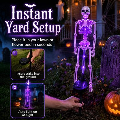 🔥 50% OFF TODAY💀 Solar Skeleton Yard Stake