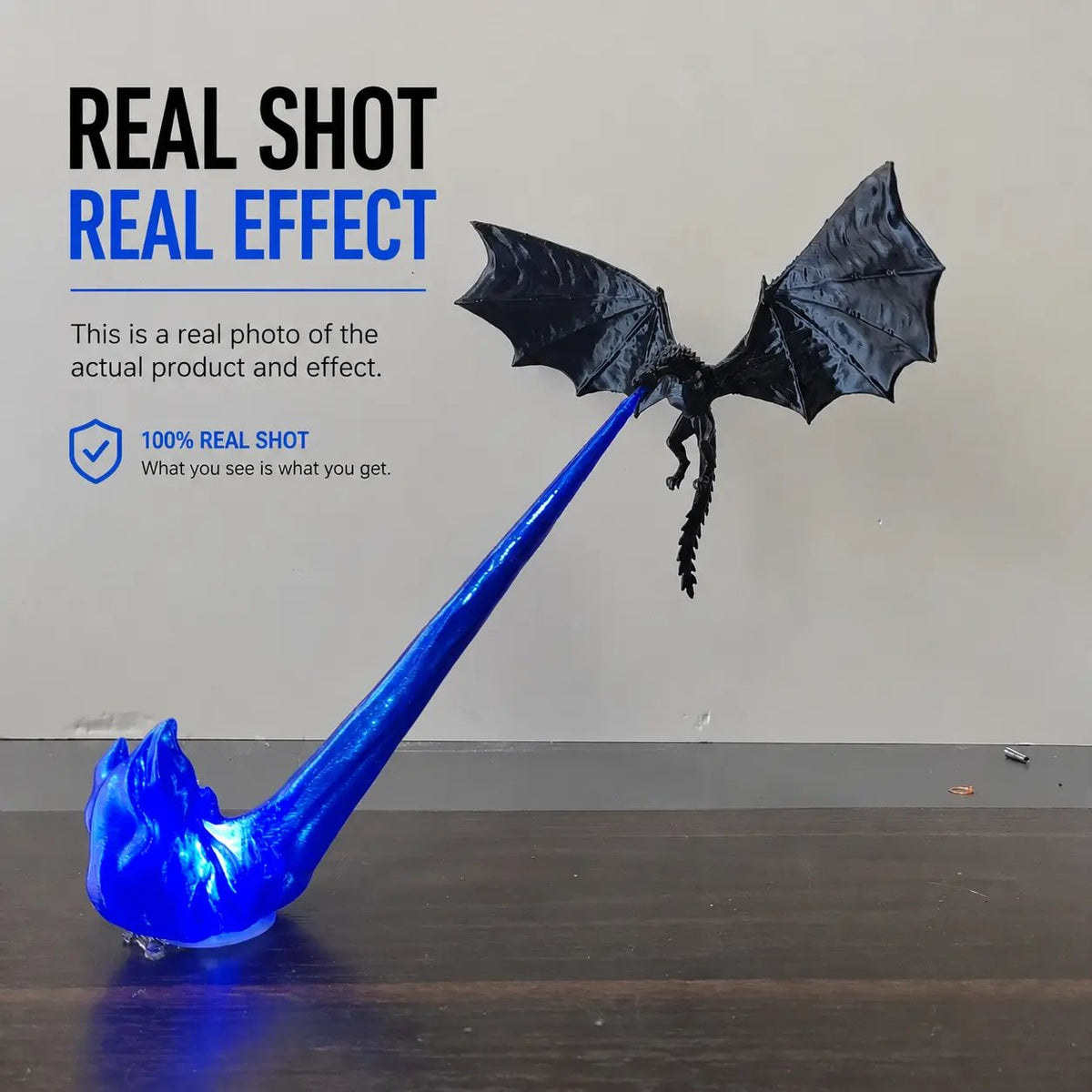Blue Flame Real Product Photo