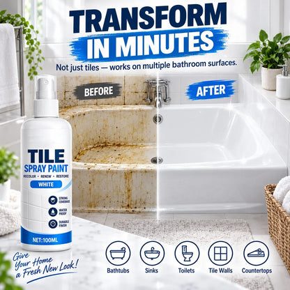 🔥2026 HOT SALE🎨Tile Renewal Spray Paint – Recolor & Refresh - 49% OFF!!!