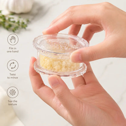🔥Hot Sale 50% OFF🔥2PCS Clear Manual Garlic Twister and Ginger Mincer Tool