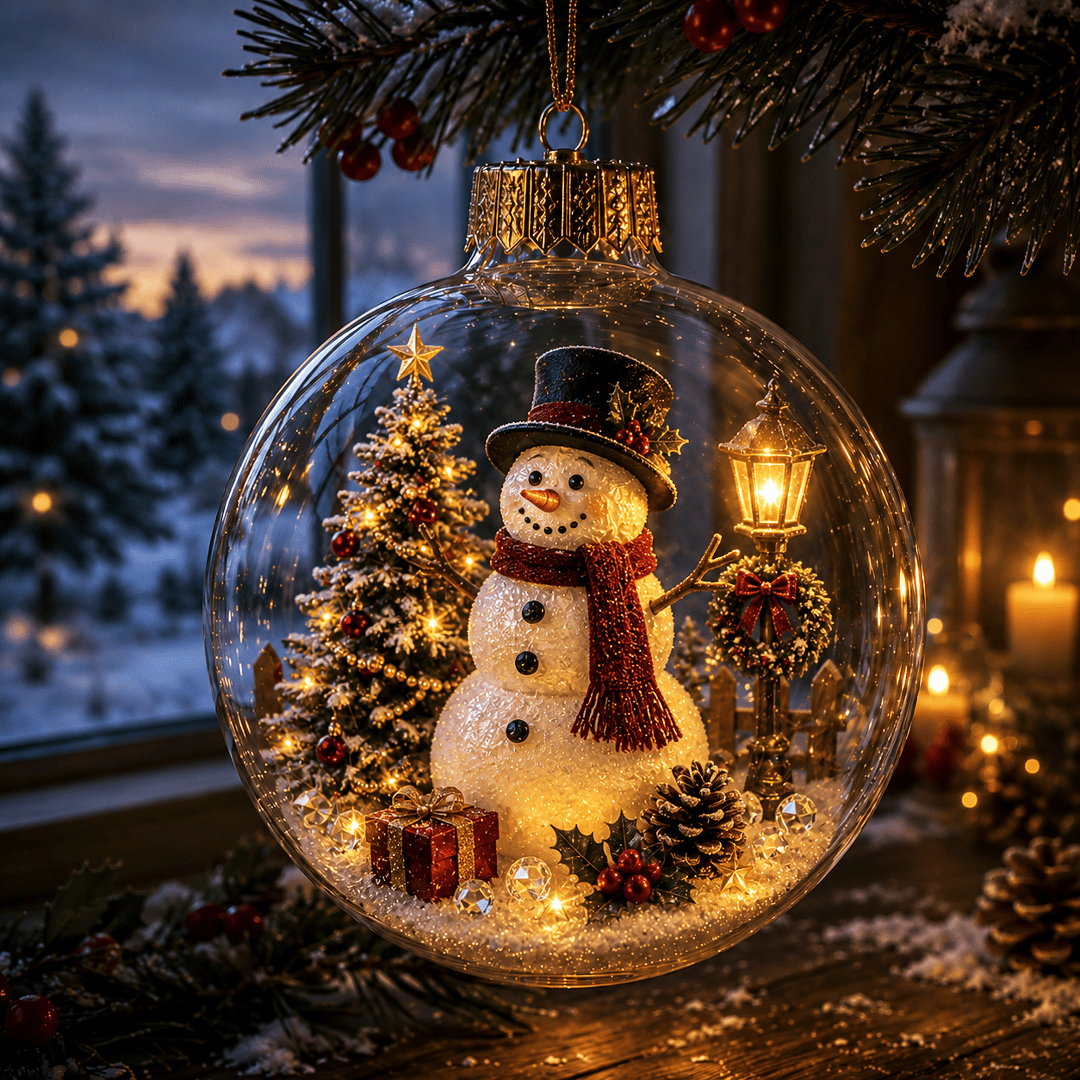 🔥Limited time 50% OFF -✨🎄 Glowing Christmas Story Ornament – Light-Up Mini Holiday Scene(📦Buy 3 Free Shipping)