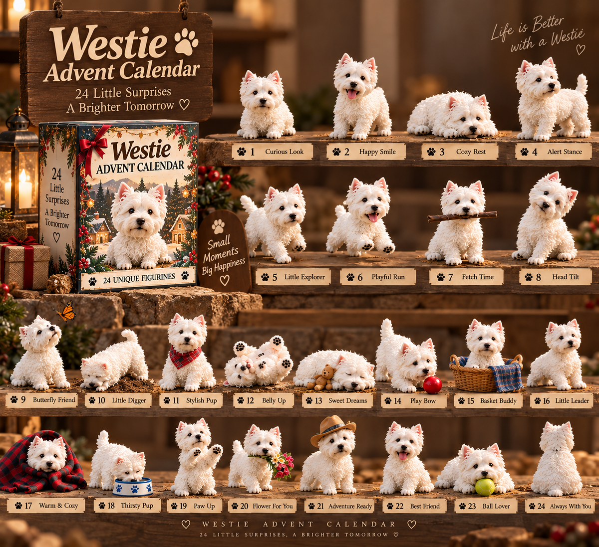❤️🐕 24 Days of Westies — 24 Little Personalities, One Big Love