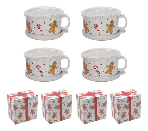 1 PCS 25-oz Mug Meals w/ Lid-its & Gift Boxes