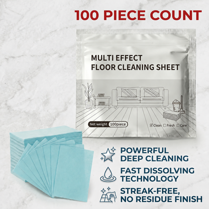 100-Count Floor Cleaner Sheets – Effortless Mopping Solution✨