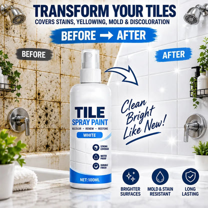 🔥2026 HOT SALE🎨Tile Renewal Spray Paint – Recolor & Refresh - 49% OFF!!!