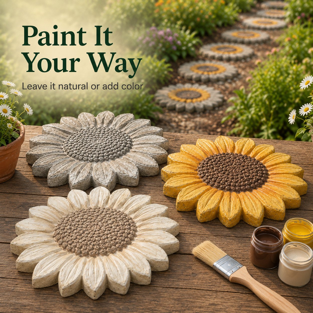 💥 LAST DAY 49% OFF - 🌻 Reusable Garden Art Mold – Make Your Garden Truly One of a Kind