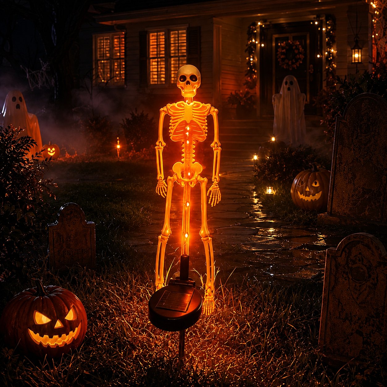 🔥 50% OFF TODAY💀 Solar Skeleton Yard Stake