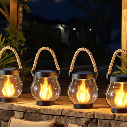 🔥  Solar Garden Lanterns – No Wiring, Auto-On at Dusk! Last Chance Before They're Gone!