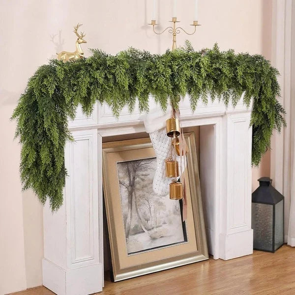 6FT Artificial Cedar Christmas Garland