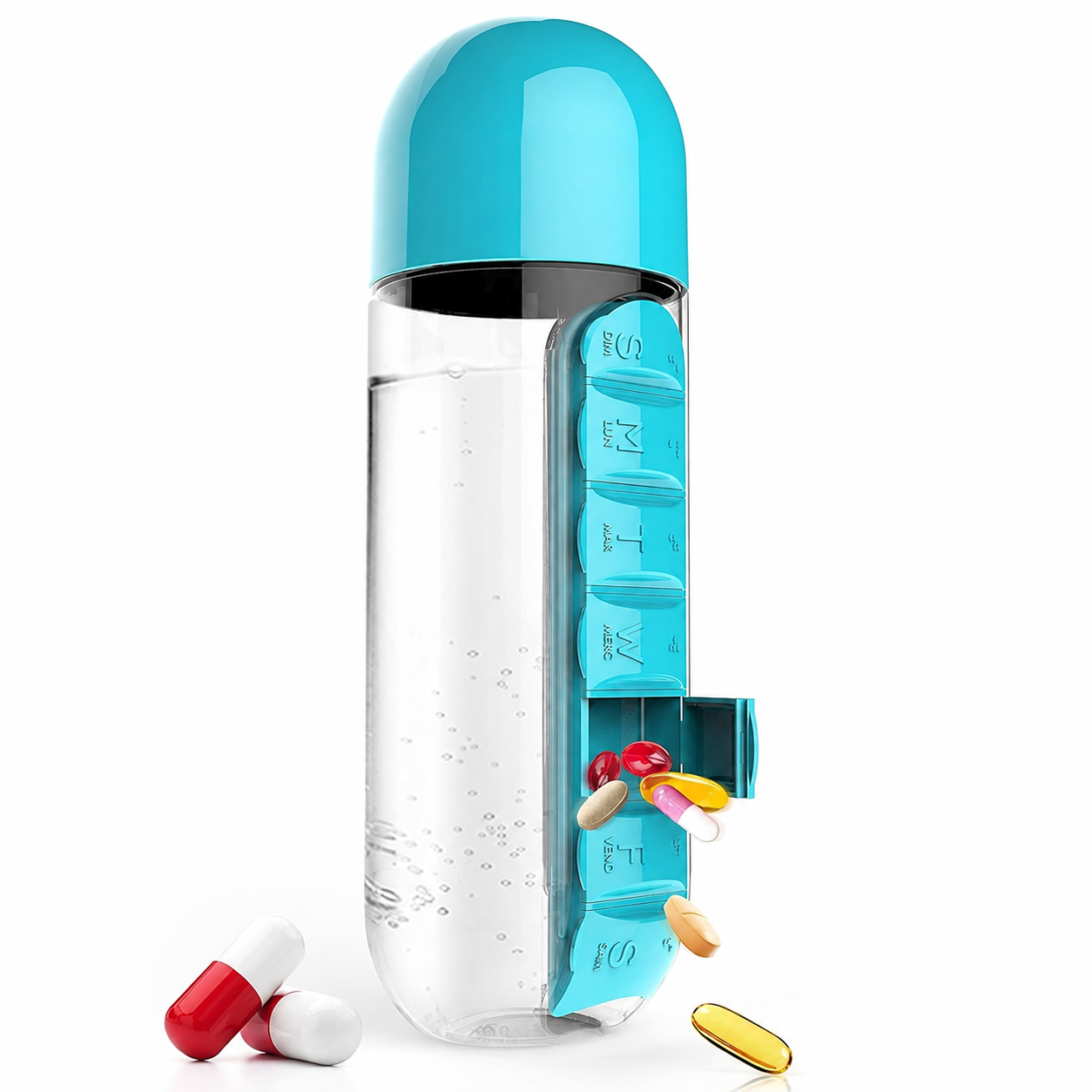 🔥Hot Sale 49% OFF🔥Portable Pill Box Water Cup