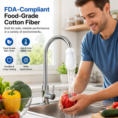 🔥Hot Sale 50% OFF🔥[Fits Faucets < 1'] 50 cotton filter bags, Multi-scene Filter 🚰