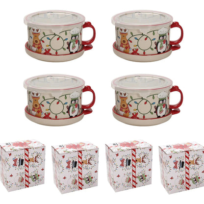 1 PCS 25-oz Mug Meals w/ Lid-its & Gift Boxes