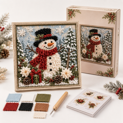 ✨ DIY 3D Christmas Fabric Poke Art | The Ultimate Holiday Gift & Décor