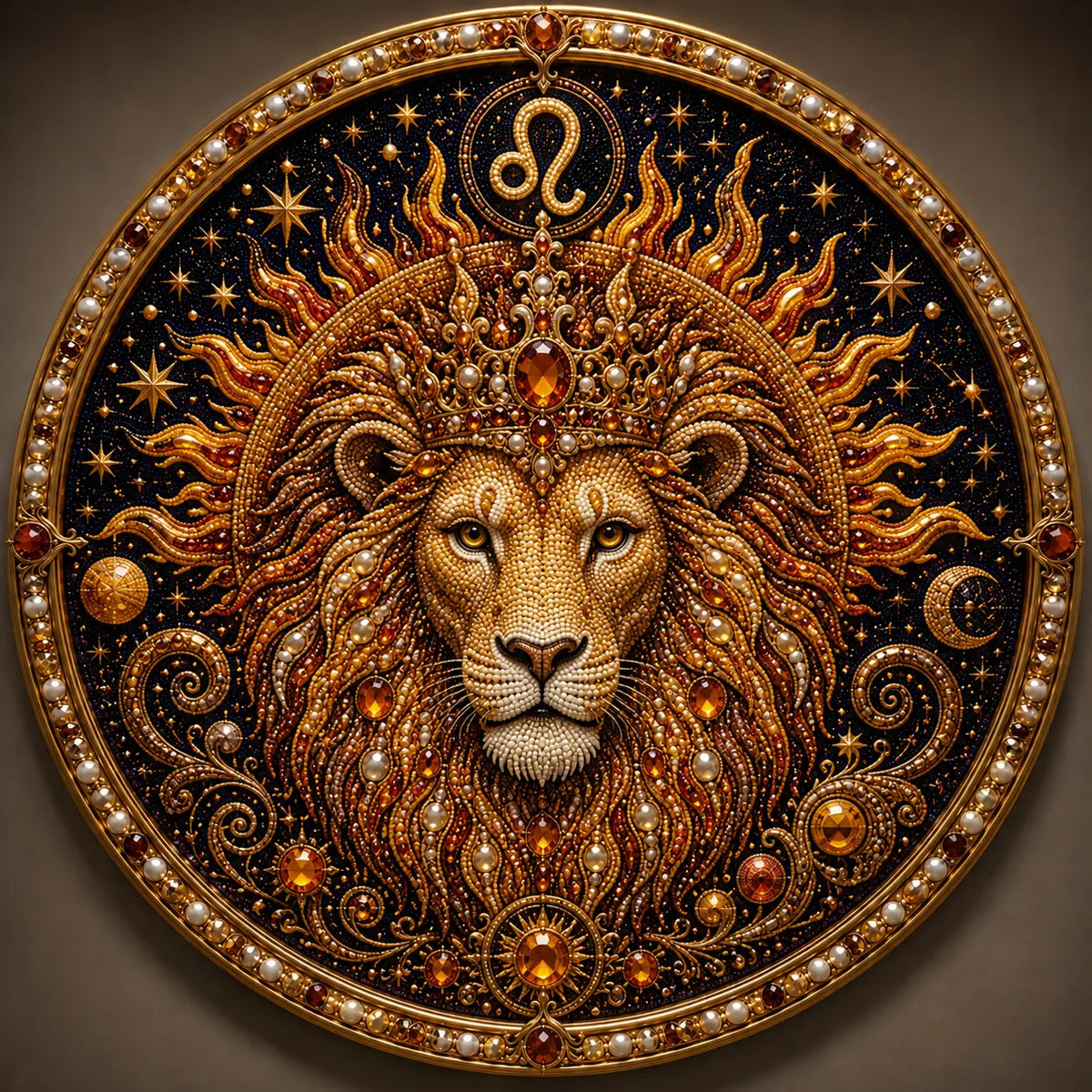 49% OFF – ✨ Premium 3D Pearl 12 Zodiac Signs Art Kit | Luxury Flocked Canvas with Scratch-Resistant Non-Fading Pearl Beads DIY Handmade Astrology Decor ♈🌙💎