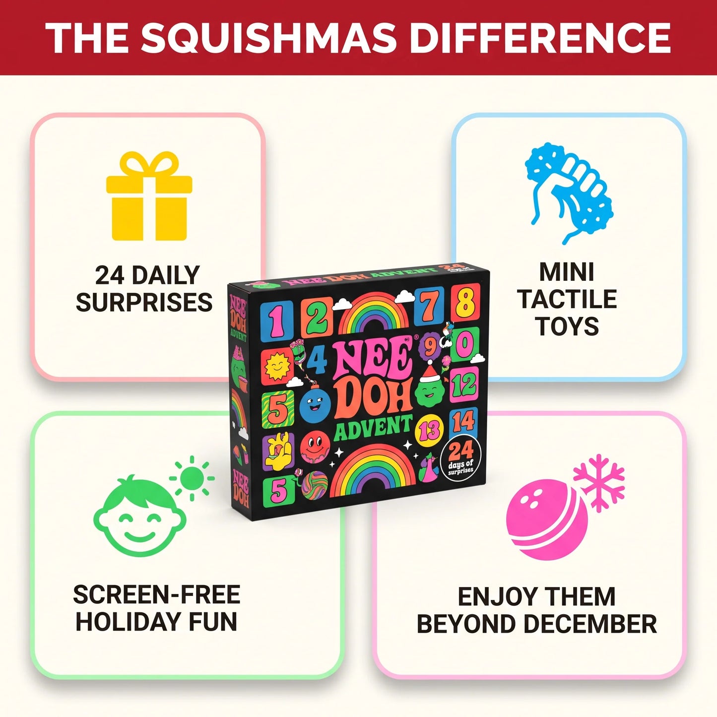 NeeDoh Squishmas Advent Calendar - 2026 Edition