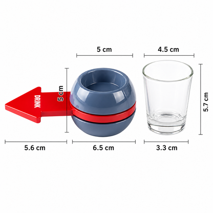 🔥Last Day 49% OFF✨Spin The Shot – Fun Party Drinking Game