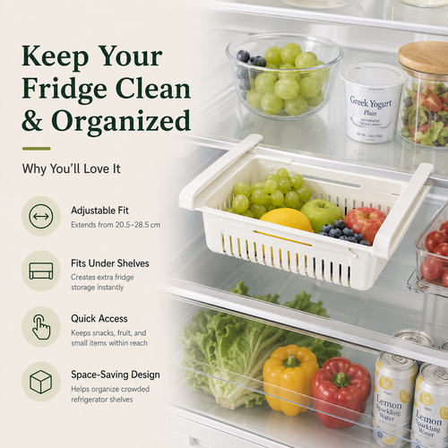 🔥Hot Sale 49% OFF🔥Expandable Refrigerator Storage Container