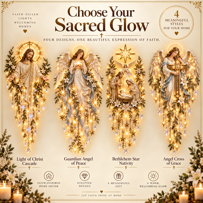 ✨Hot Sale 49% OFF✝️Jesus, Angel & Nativity Lighted Wall Light Décor(🚚Free Shipping)
