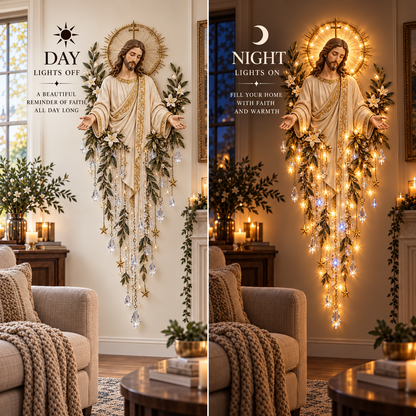 ✨Hot Sale 49% OFF✝️Jesus, Angel & Nativity Lighted Wall Light Décor(🚚Free Shipping)