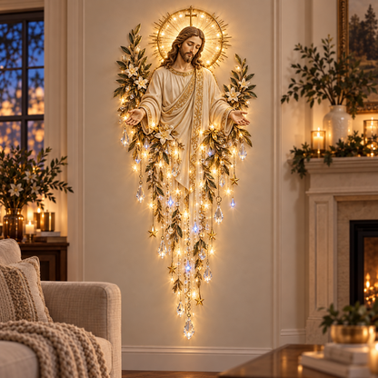 ✨Hot Sale 49% OFF✝️Jesus, Angel & Nativity Lighted Wall Light Décor(🚚Free Shipping)