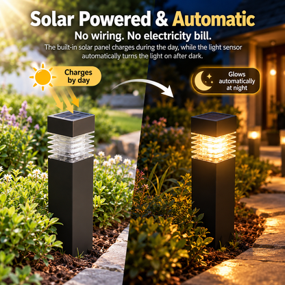 🔥Limited-time 50% off — Solar Outdoor Garden Pathway Lights ☀️