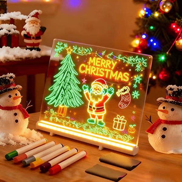 ✨LAST WEEK SPECIAL PRICE: ⏳🎨Luminous Led Drawing Board For Children