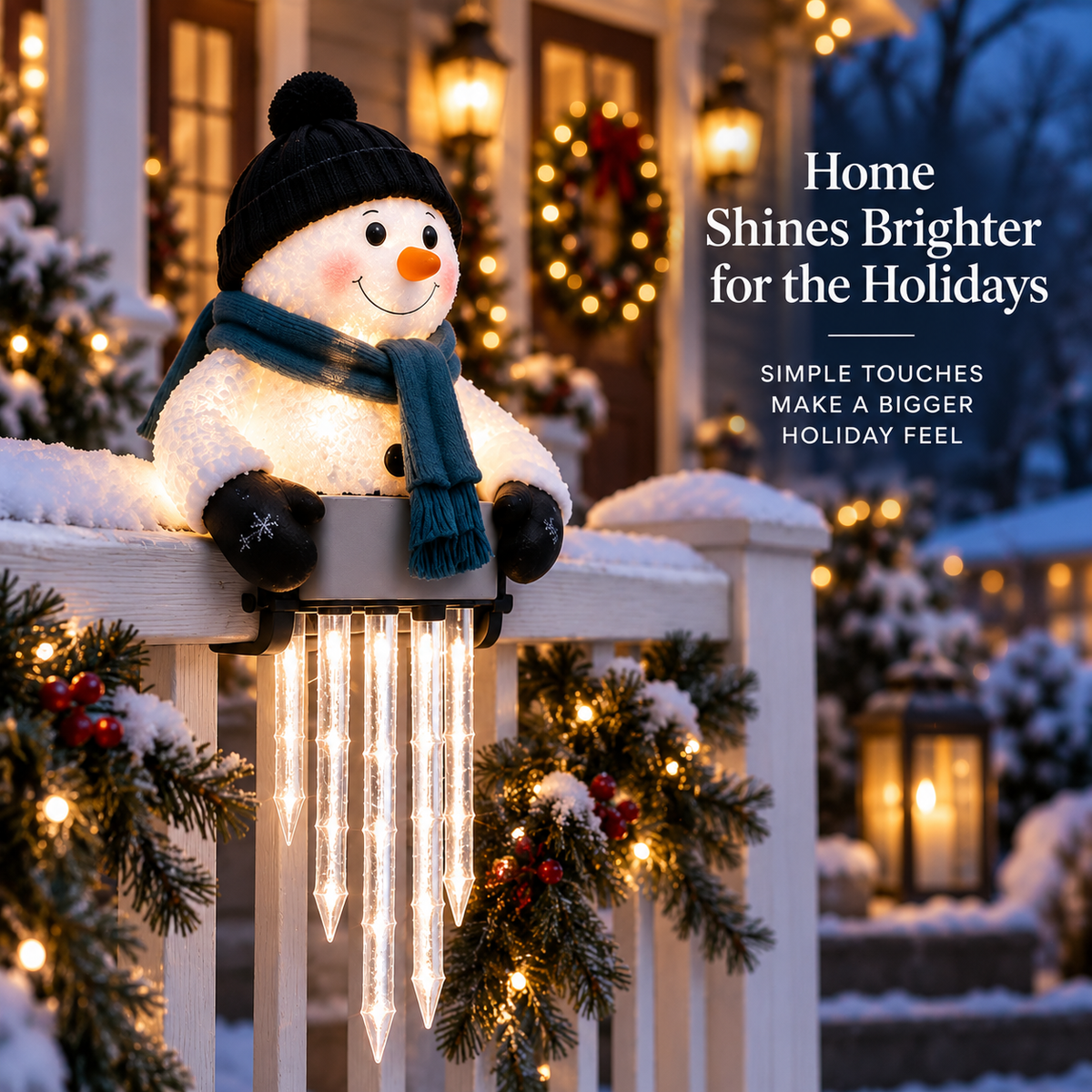 🎄🎁Xmas Discount: 50% OFF - WinterGlow Icicle Light Decor ⛄