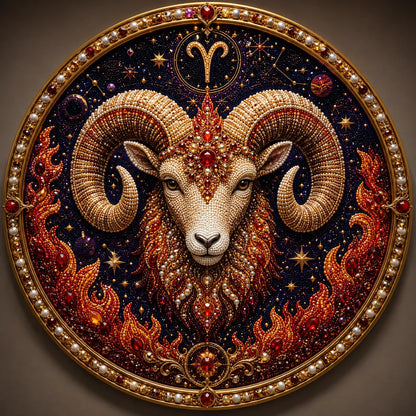 49% OFF – ✨ Premium 3D Pearl 12 Zodiac Signs Art Kit | Luxury Flocked Canvas with Scratch-Resistant Non-Fading Pearl Beads DIY Handmade Astrology Decor ♈🌙💎