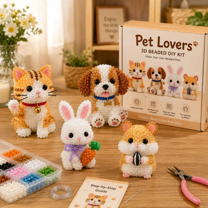 🧵2026 Tiny 3D Beaded Animal DIY Kit