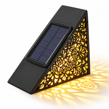 🔥Hot Sale 49% OFF🎄Solar Rose Pattern Outdoor Step Lights