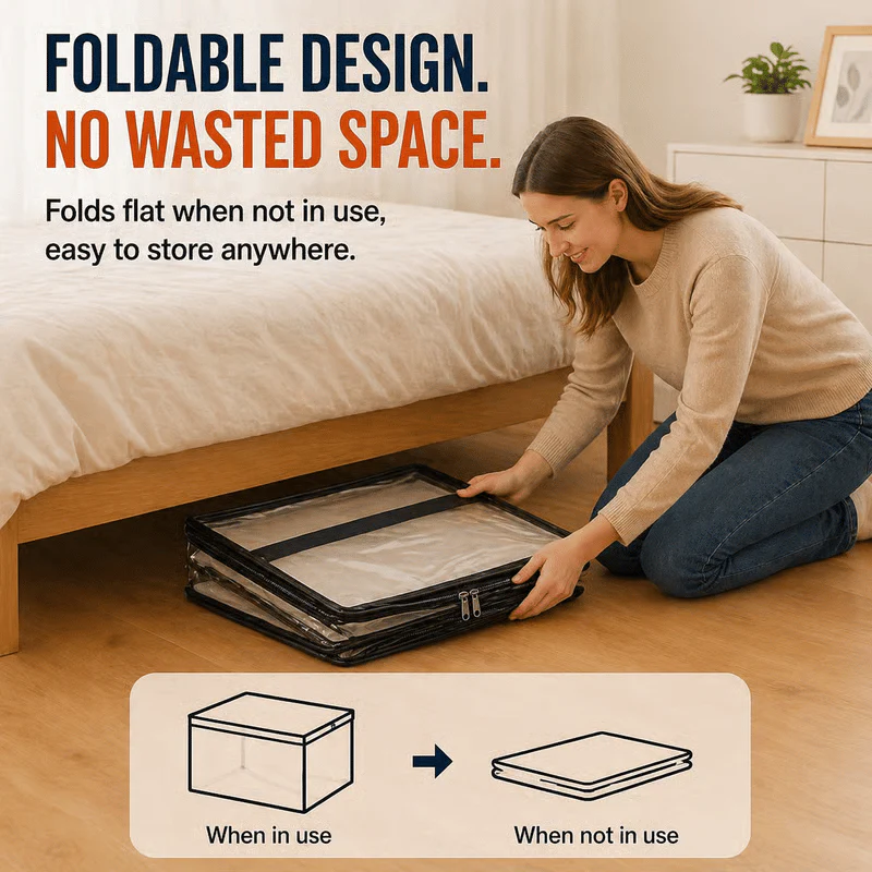 📦️Large Dustproof Storage Box with Handle