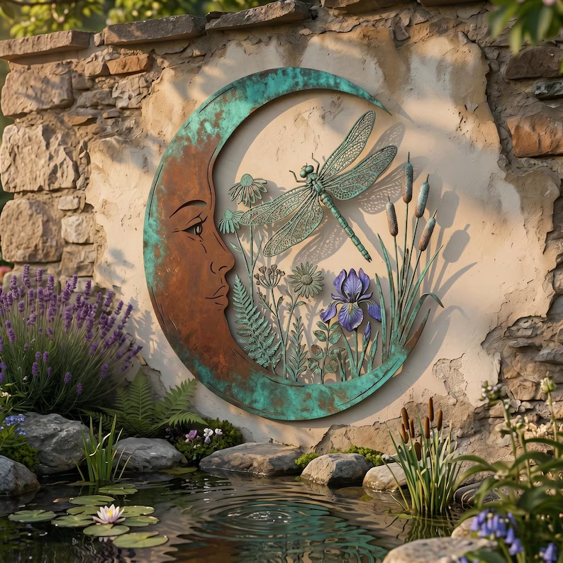🔥 LIMITED-TIME 50% OFF🔥Dragonfly Moon Wall Decor