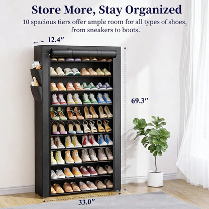 3-10-Tier Shoe Organizer