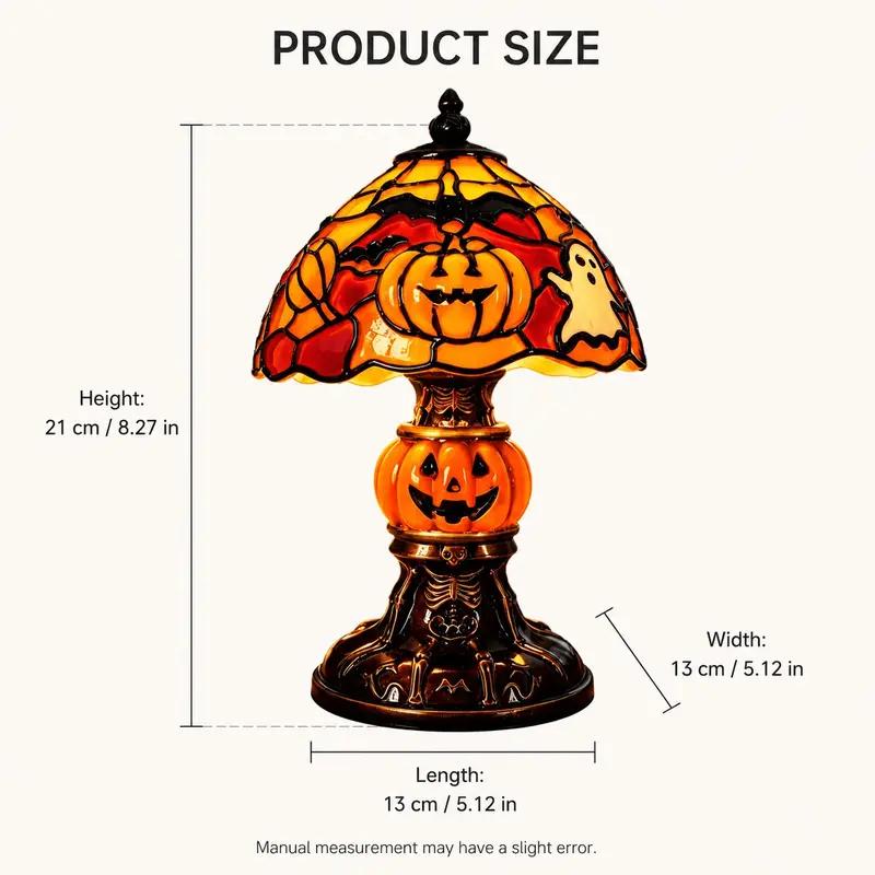 🔥Hot Sale 49% OFF🔥Retro Halloween Pumpkin & Bat Table Lamp