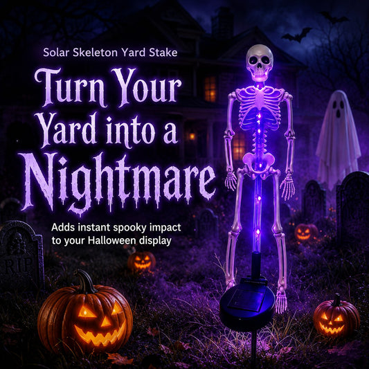 🔥 50% OFF TODAY💀 Solar Skeleton Yard Stake