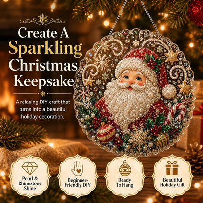 DIY Christmas Pearl Diamond Art Hanging Ornament Kit
