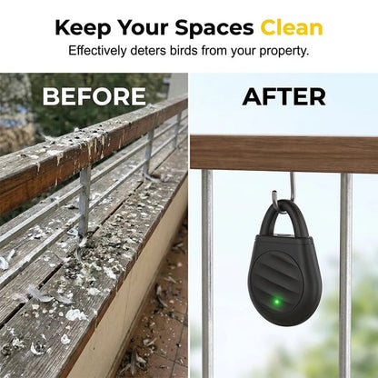 🐦No more trouble from birds, beasts and locusts！🦟Portable Ultrasonic Bird Repellent Keychain