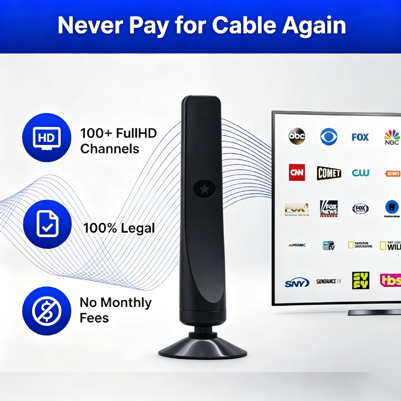 🔥🔥 HD TV Antenna – No Monthly Subscription✅Quick & Easy Setup 📡
