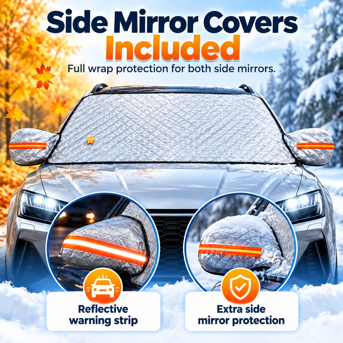 Magnetic Windshield Snow & Frost Cover❄️