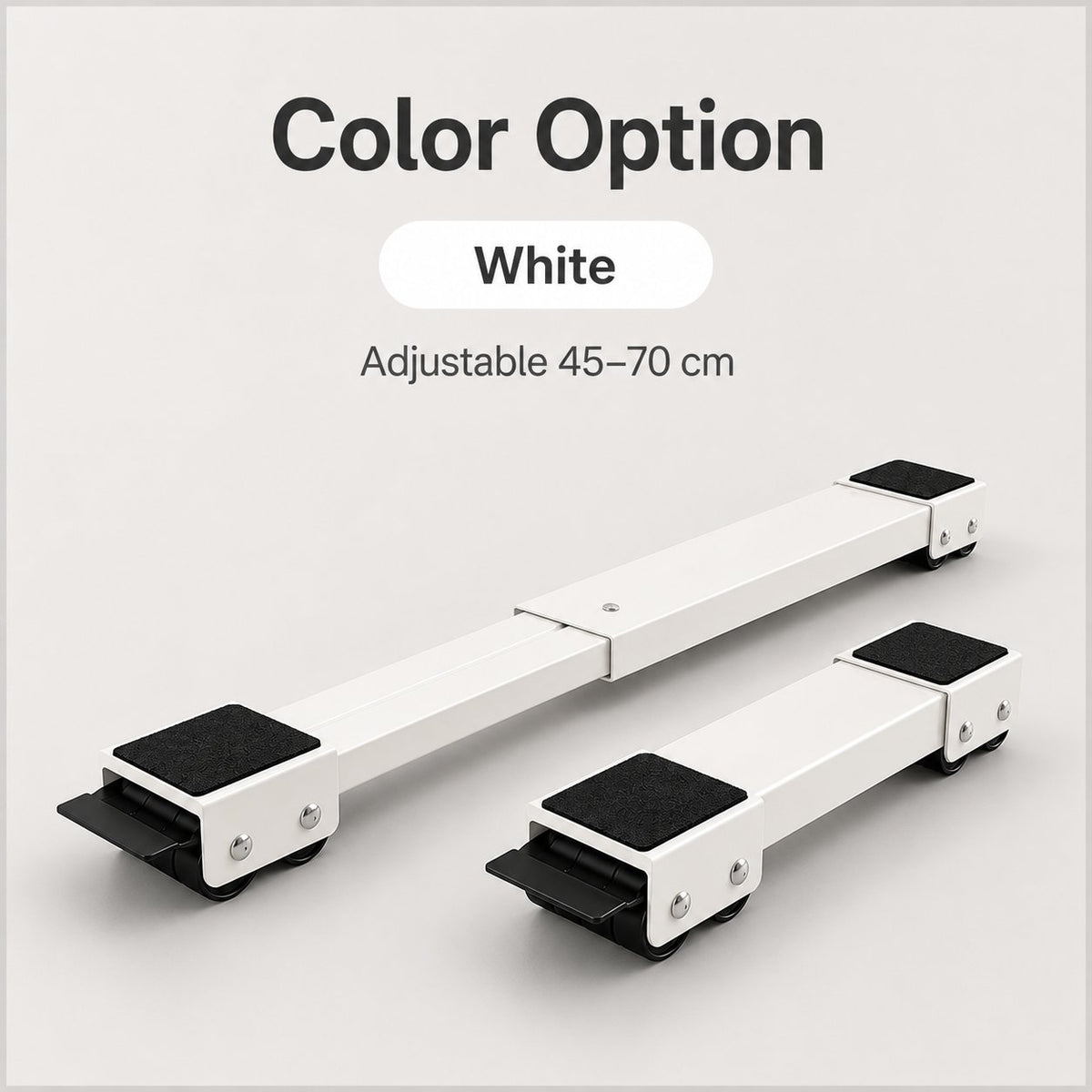 🔧Adjustable Movable Appliance Roller Base(2 Pack Set)