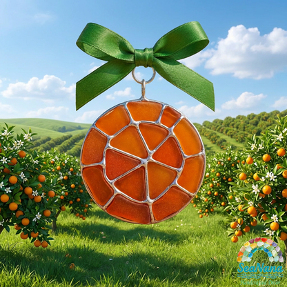 🍓Handmade Glass Orchard Fruit Ornament