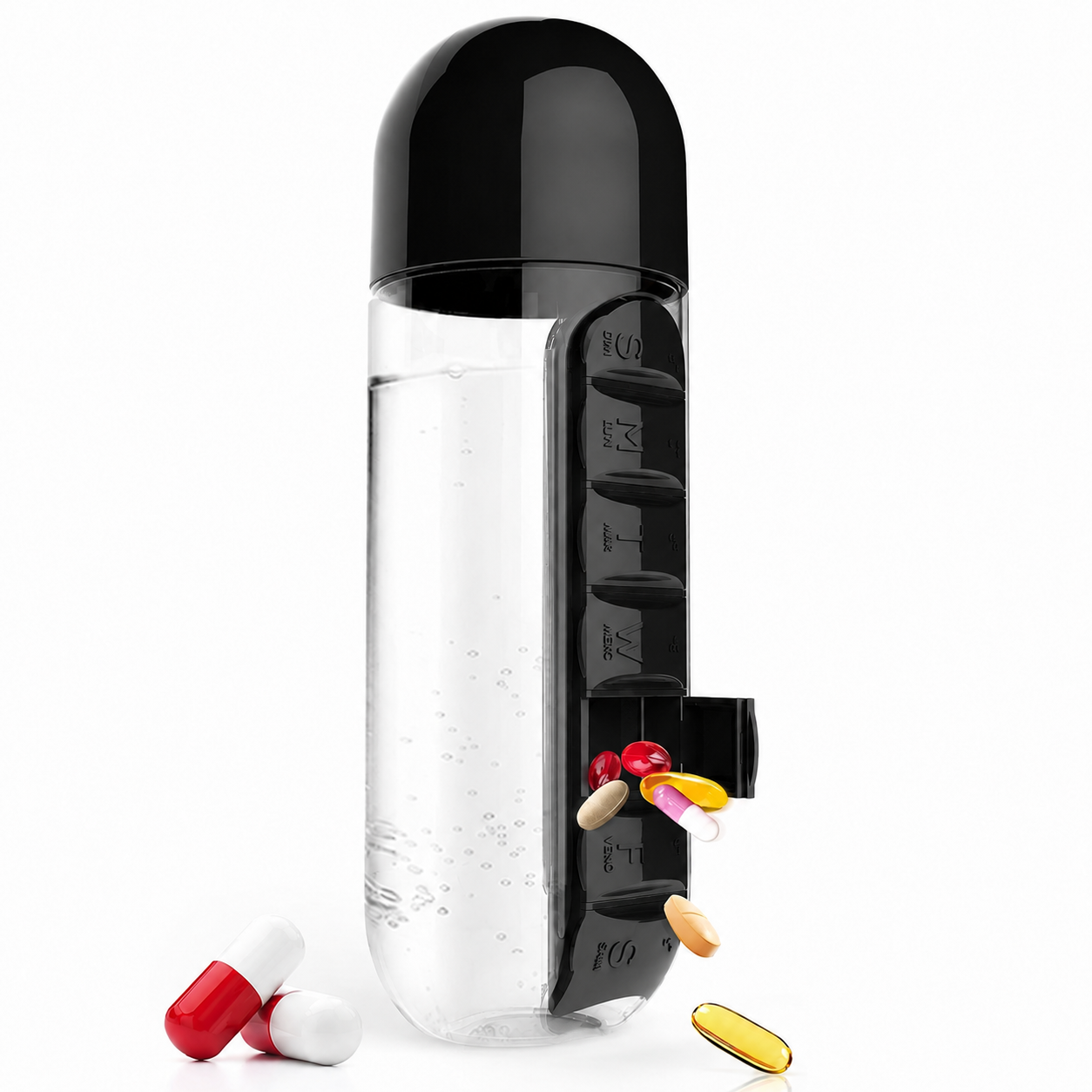 🔥Hot Sale 49% OFF🔥Portable Pill Box Water Cup