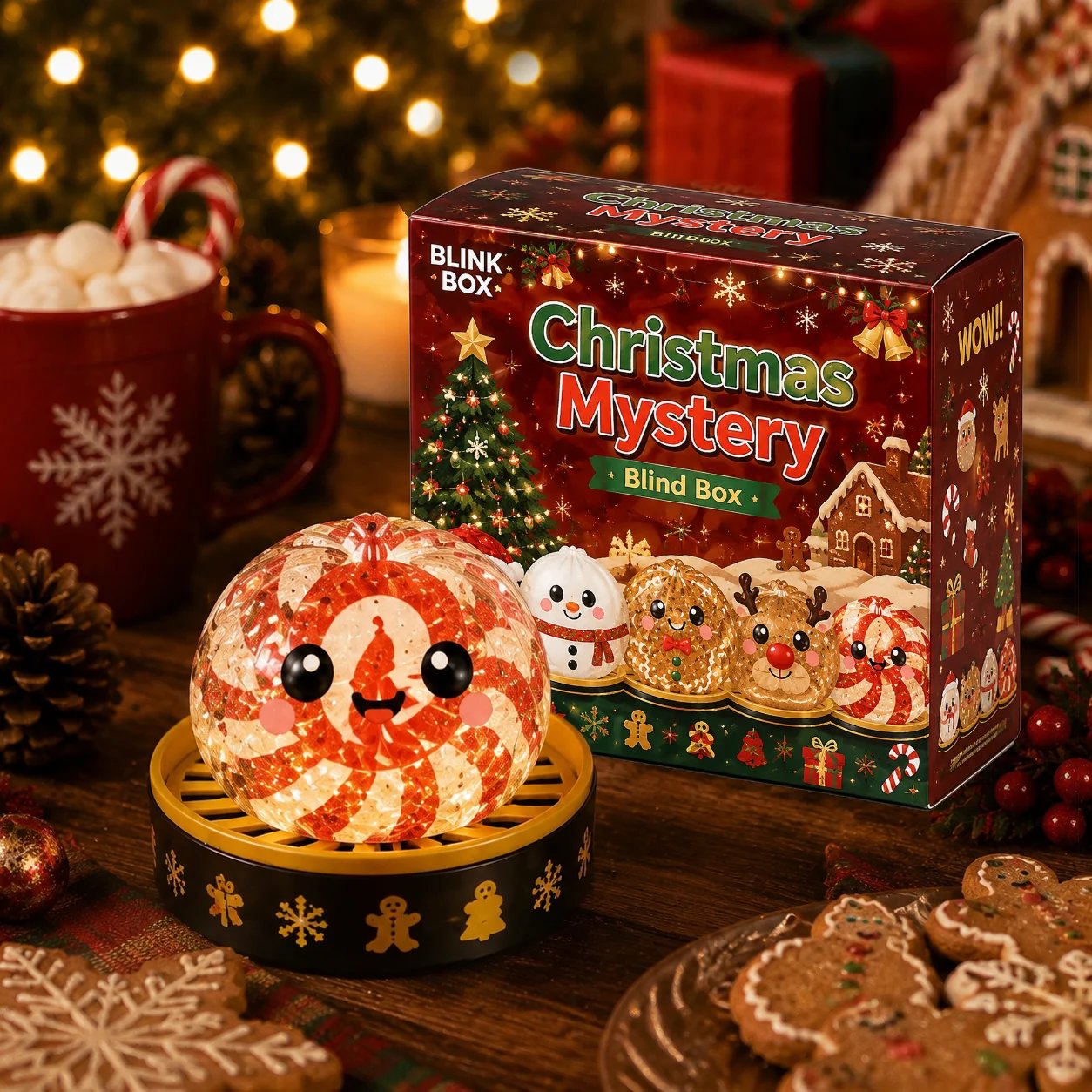 🎄Christmas Sale🔥49% OFF – Christmas Squishy Dumplings | Mystery Blind Box & Pick Your Character