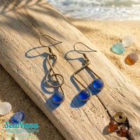 Blue Music Earrings