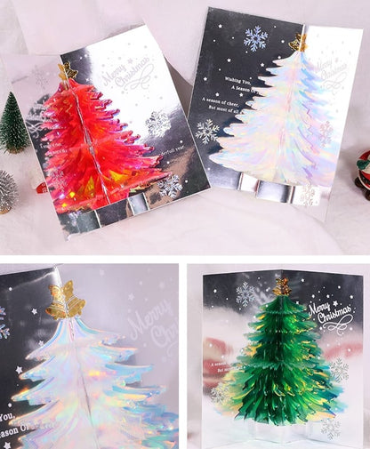 Early Christmas Sale - 3D Pop-Up Christmas Handmade Greeting Cards with Envelope
