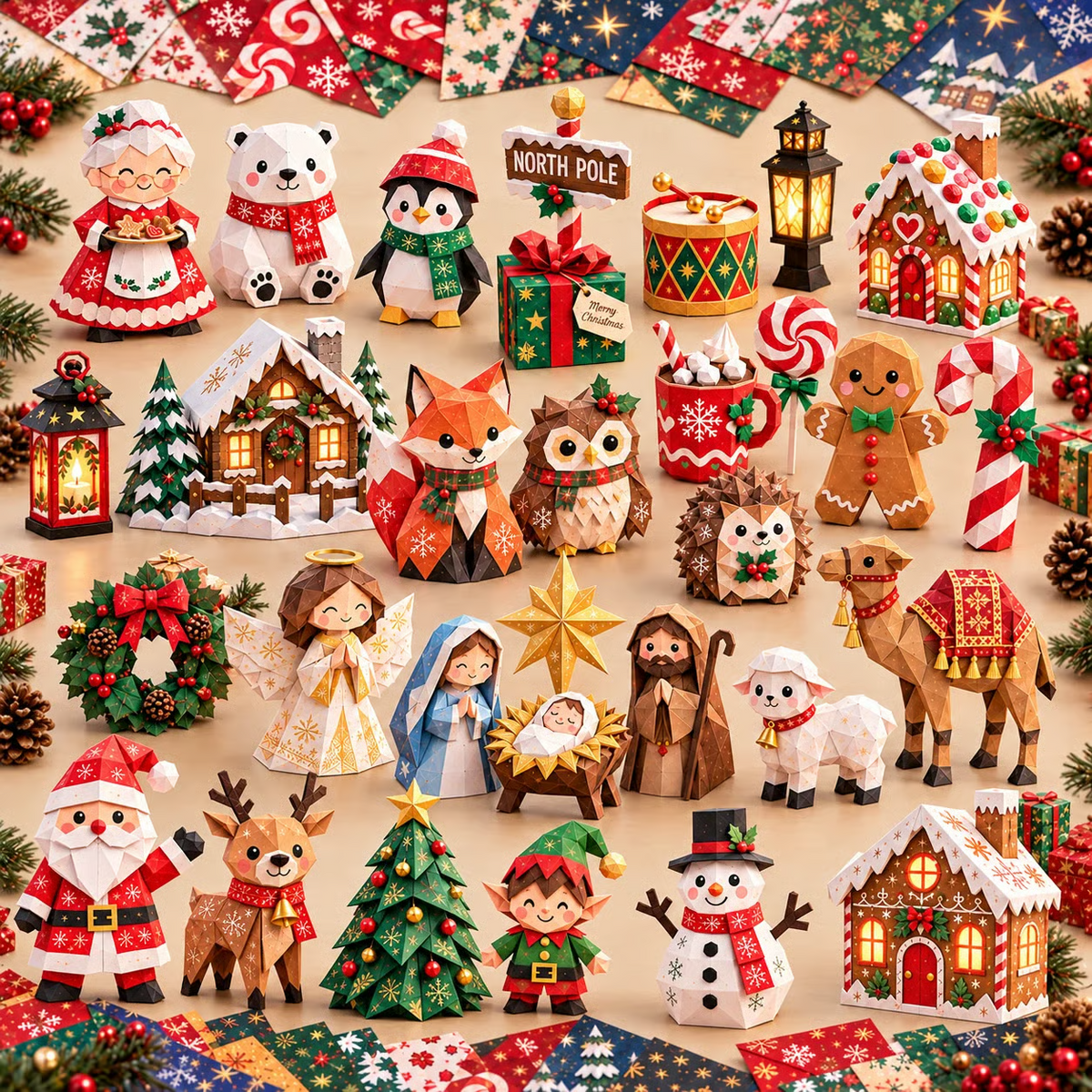 Christmas Paper Craft Kit