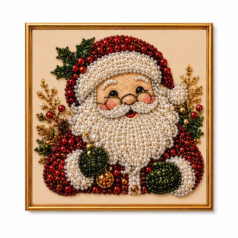 🔥Limited time 50% OFF-Christmas Pearl Bead Painting Kit🎄