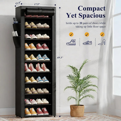 3-10-Tier Shoe Organizer